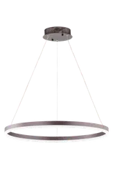 Люстра подвесная светодиодная Rilon 5205/600 CF, 64 Вт, кофейная