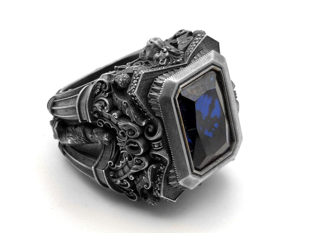 Перстень из серебра "Story" AZR-080