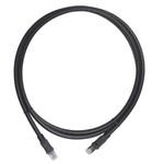 Патчкорд Cabeus LSZH RJ45-RJ45 1м черный