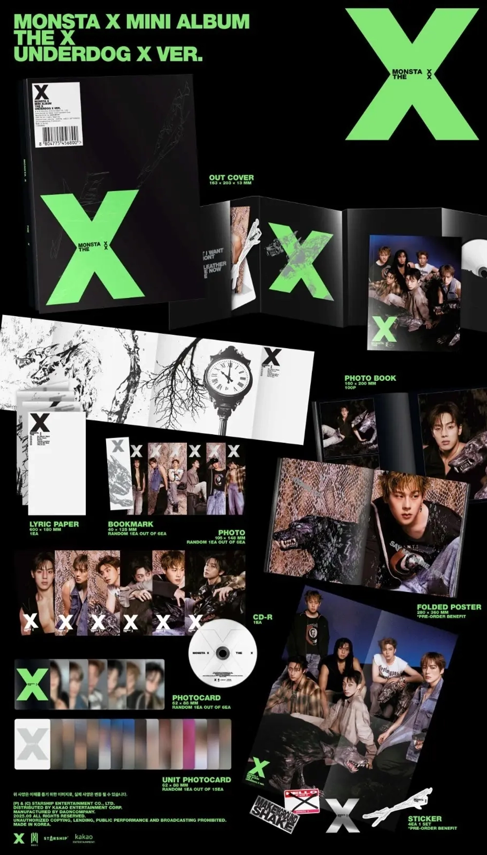 Альбом MONSTA X - THE X