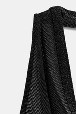 ТРИКОТАЖНЫЙ ТОП ХАЛТЕР С БЛЕСТЯЩЕЙ НИТЬЮ — ZARA