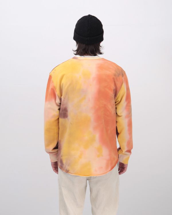 Толстовка Hoodlong Tie Dye Оранжевая - фото 3