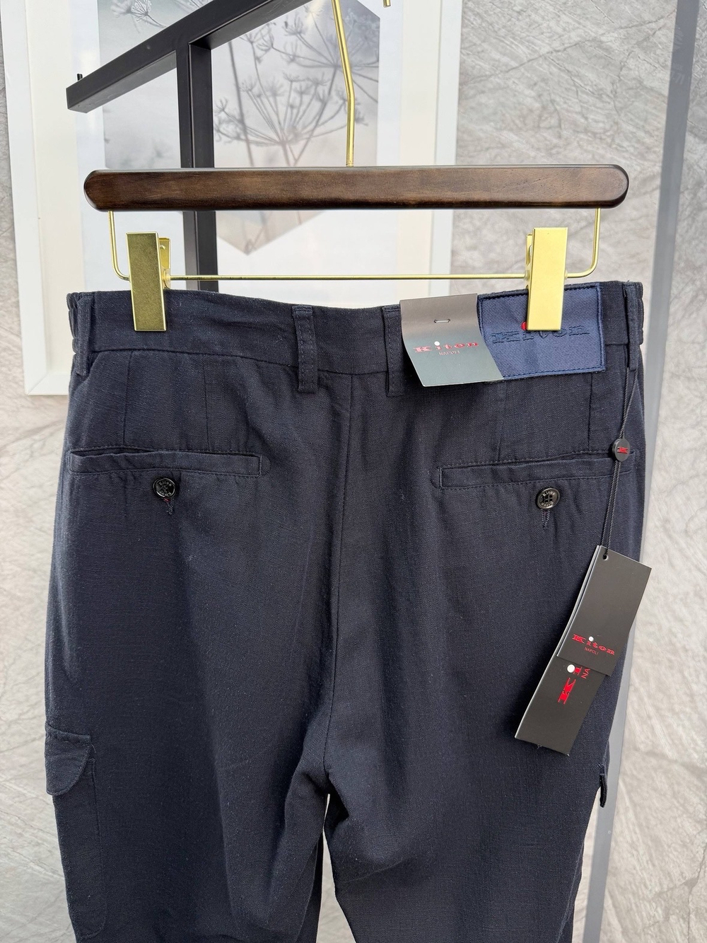 Льняные брюки Kiton