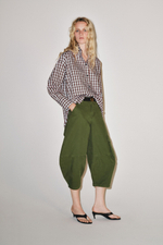 РУБАШКА ОВЕРСАЙЗ В КЛЕТКУ — ZW COLLECTION — ZARA