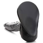 Серый фантазийный фаллоимитатор The Gargoyle Rock Hard Silicone Dildo - 23,6 см. (Цвет: серый)