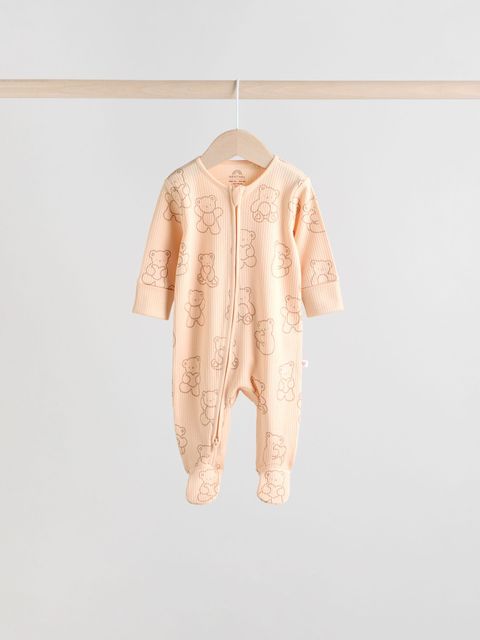 Комбинезон / Cлип для малышей Next AW2-295, 4 шт., Бежевый