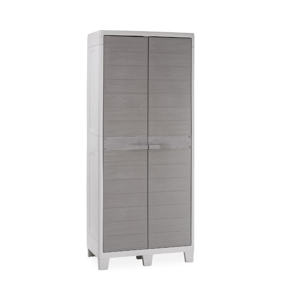 Уличный пластиковый шкаф Toomax Woody's XL Utiliy Light Grey