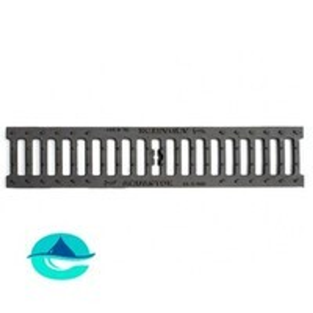 Решетка чугунная щелевая АКВАСТОК Norma DN100 В125 500х136х15