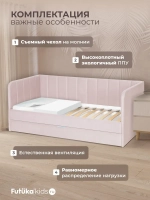 Диван - кровать 160х80 см Крекер ткань Микровелюр