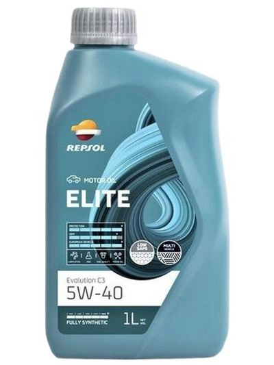 Масло моторное Repsol Elite Evolution 5W-40 синтетическое 1 л 6053/R