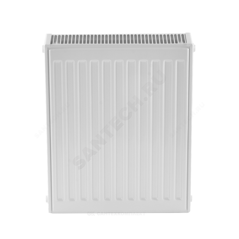Радиатор стальной панельный Compact C тип 22 500х1100 Qну=2436 Вт бок/п RAL 9016 (белый) Heaton Plus