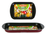 Противень 290*200*25мм "ScovO EXPERT"