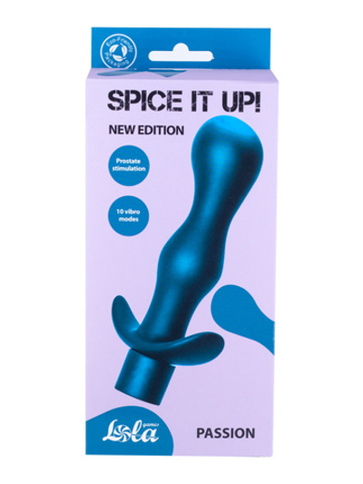 Анальная пробка с вибрацией Spice it up Passion Aquamarine 8004-03Lola