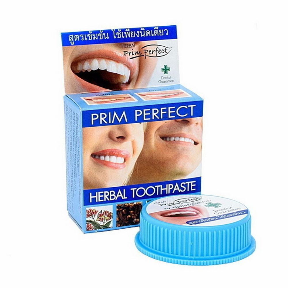 Зубная паста Prim Perfect Herbal Toothpaste 25 гр 4 уп