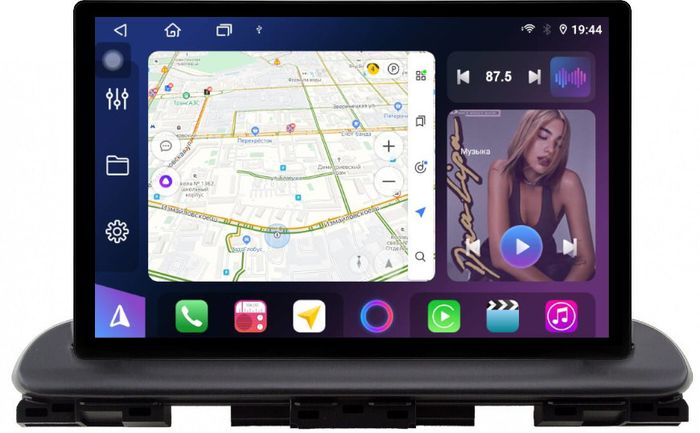 Магнитола для KIA Cerato 4 2018+ - FarCar BX877 монитор 13" 2K QLED на Android 13, Быстрая, CarPlay, 4G SIM-слот