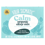 Four Sigmatic, Calm, органическая смесь эликсира с грибами рейши и тулси, без кофеина, 20 пакетиков по 3 г (0,1 унции)