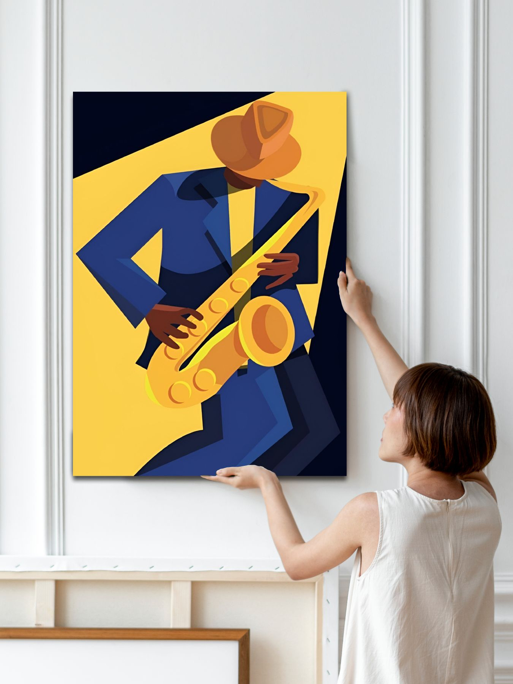 Картина Розовый рок-н-ролл модульная 50x70см 1шт.