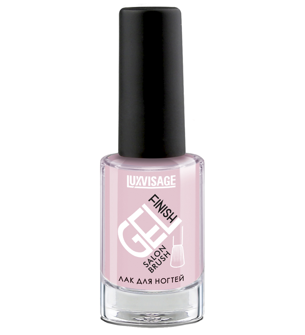 LuxVisage ЛАК для ногтей GEL finish тон 01 СВЕТЛЫЙ РОЗОВЫЙ НЮД 9мл