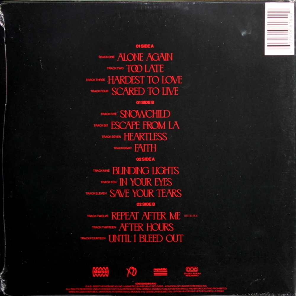 The Weeknd / After Hours (2LP)