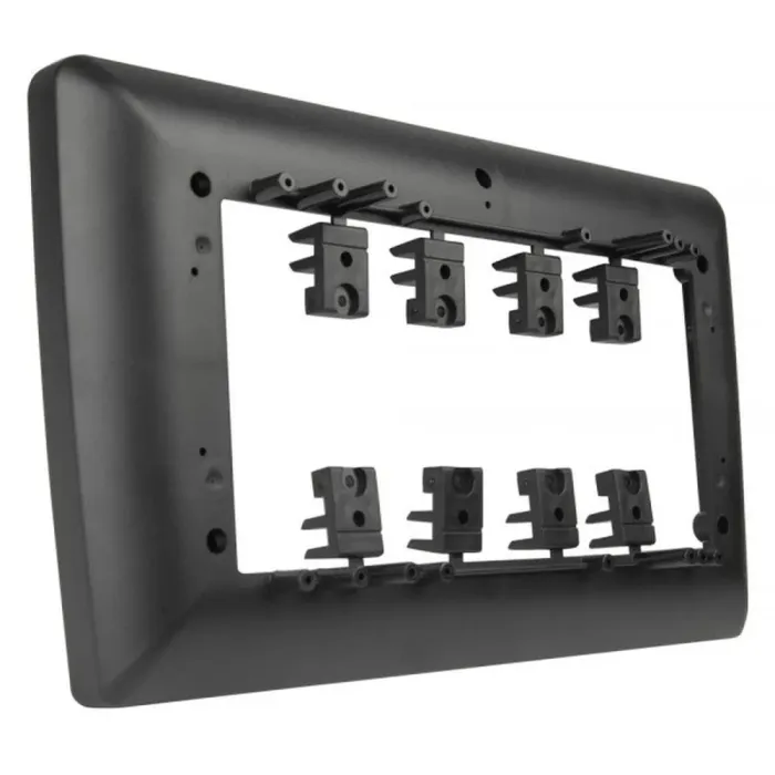 Комплект рамки с разъёмами 10" 2 DIN (241 x 146 мм)