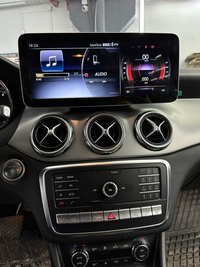 Магнитола для Mercedes-Benz GLA X156 2017-2020 NTG 5.0/5.1 - RDL-7715 монитор 12.3" на Android 13, Быстрая, CarPlay, 4G SIM-слот