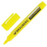 Текстовыделитель BRAUBERG "Energy", ЖЕЛТЫЙ, линия 1-3 мм, 150482
