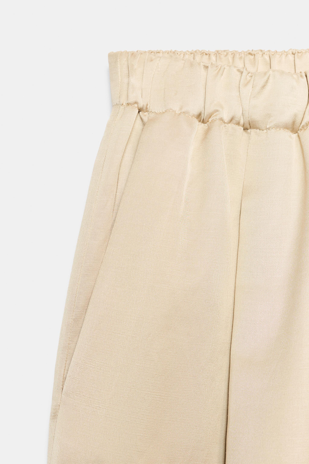 АТЛАСНЫЕ БРЮКИ-БОЧКИ — ZW COLLECTION — ZARA