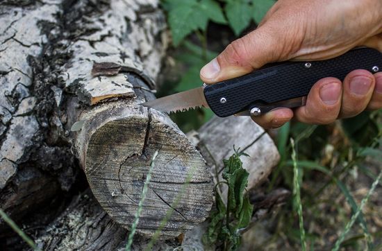 Складной нож multi-functional Ruike L51-G зеленый c клинком из стали Sandvik™ 12С27, рукоять G10