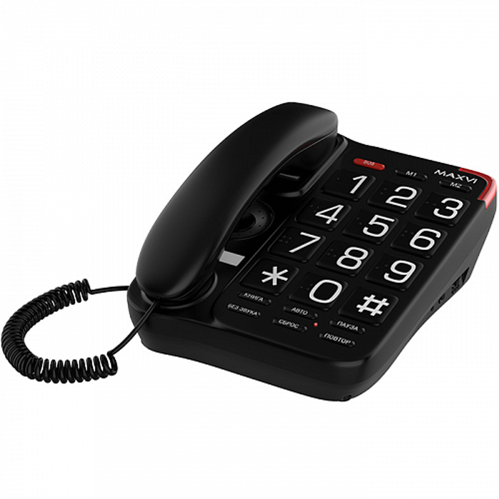 телефон Maxvi CB-01 black