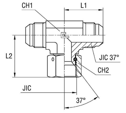 Соединение PNT JIC 7/8