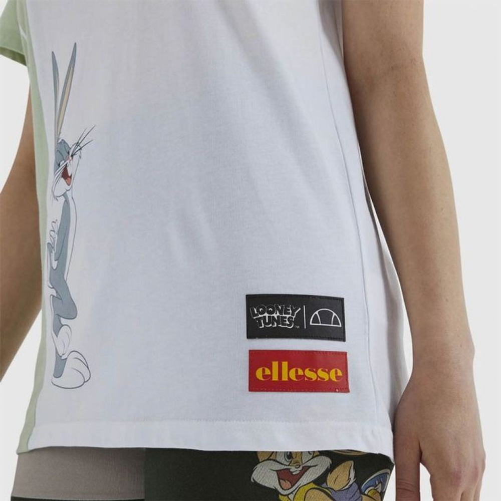 Женская теннисная футболка Ellesse Tweetood Oversized T-Shirt - white