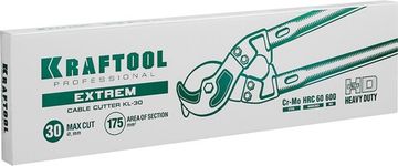 KRAFTOOL Extrem KL-30, кабелерез (23349-30)+N1237:O1249O1236:O1249