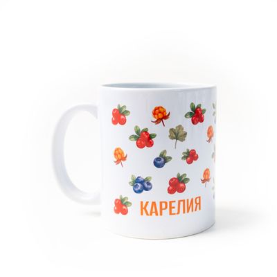 Кружка керамическая «Карелия» (в ассортименте)