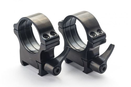 Кольца Rusan быстросъемные Picatinny на 30мм H17 рычажные (050P-30-17-R)