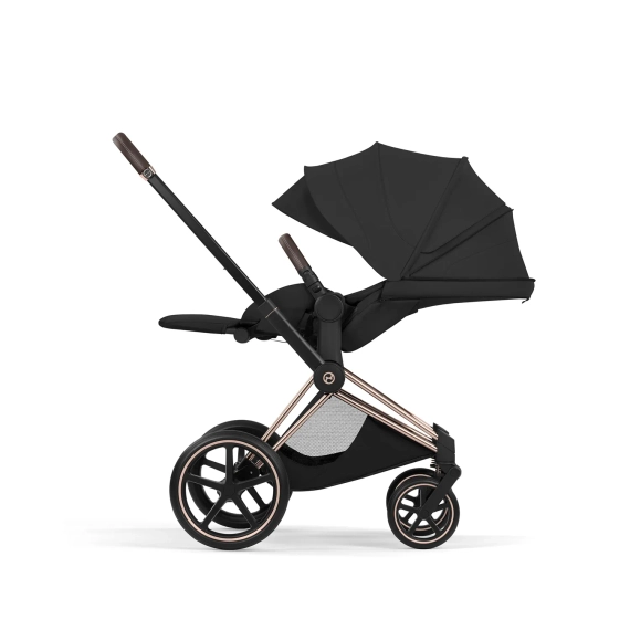 Детская коляска Cybex Priam V Style 2 в 1 Sepia Black на шасси Rosegold