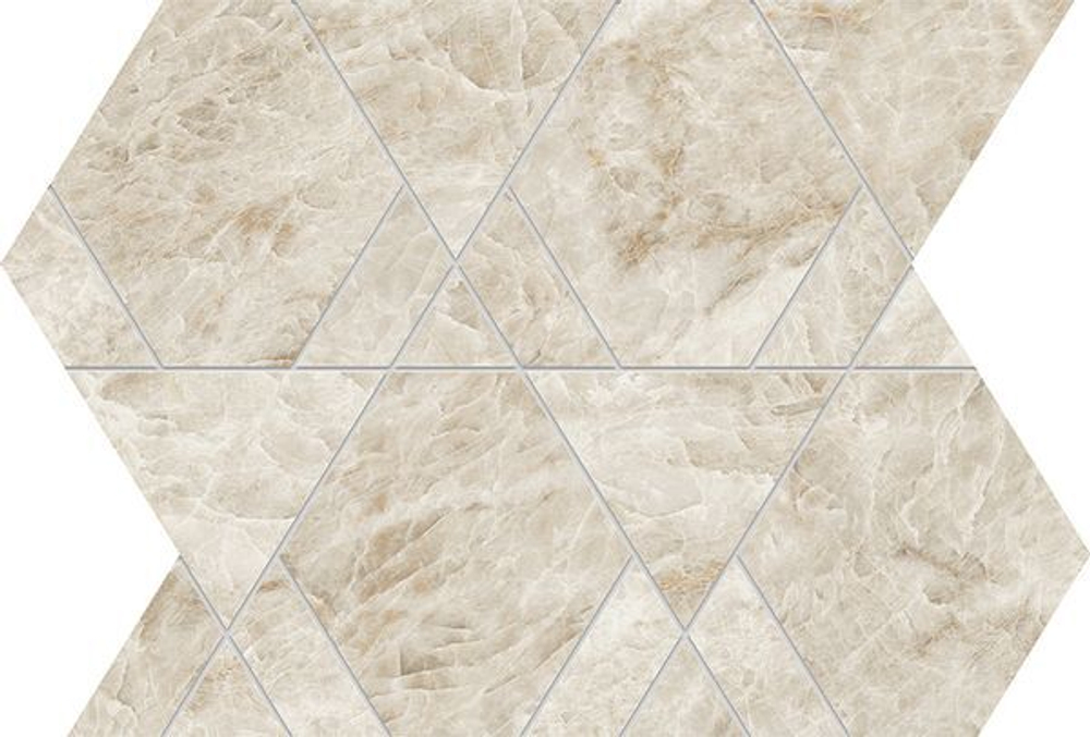 Мозаика/Керамогранит ATLAS CONCORDE MARVEL DIVA Taj Mahal Mosaico Triangle Lappato 28,9x33,4 AYLU