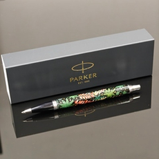 Ручка Parker "Люпины" №2 с ручной росписью Палех