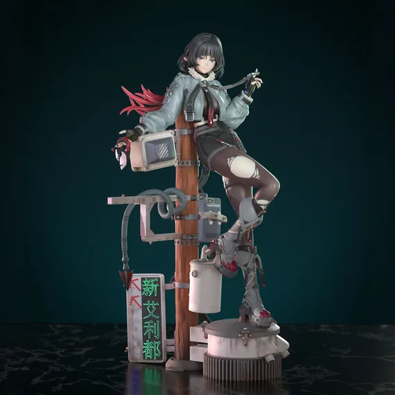 Jane Doe diorama - Zenless Zone Zero
