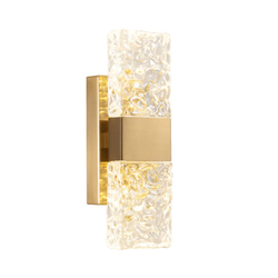 Настенный светильник 88068W gold/clear