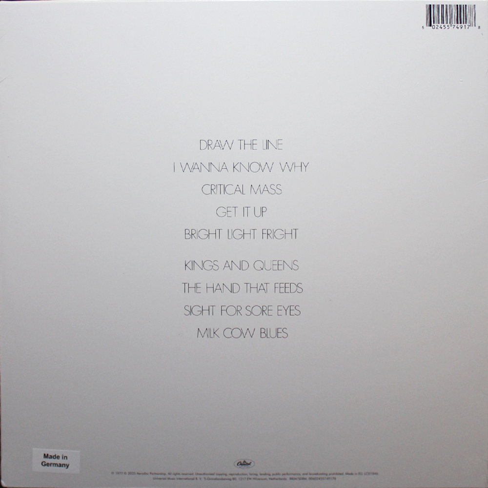 Aerosmith / Draw The Line (LP)