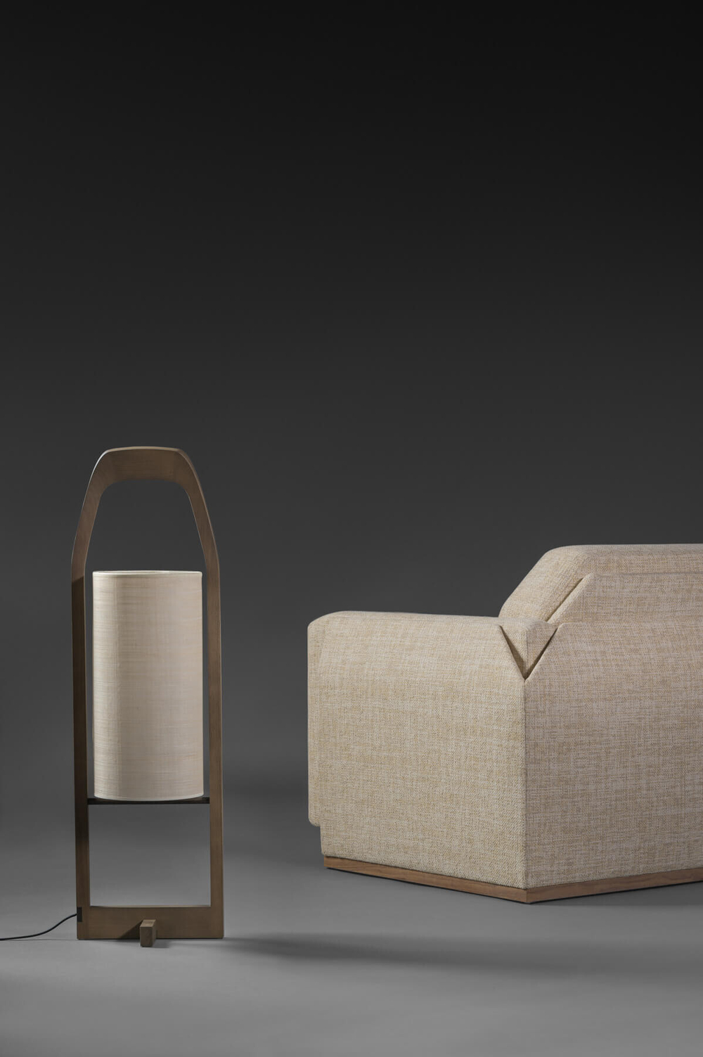 Floor design lamp Kobe by Bruno Moinard