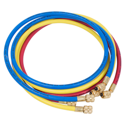Шланг заправочный для фреона 1/4" SAE х 1/4" SAE 1.5 м МАСТАК 105-61015