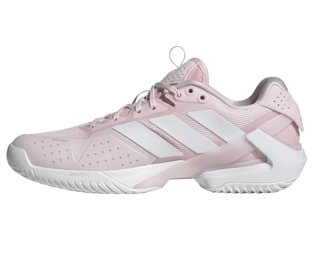 Женские Кроссовки теннисные Adidas Adizero Ubersonic 5 W - distilled pink/cloud white/cloud white