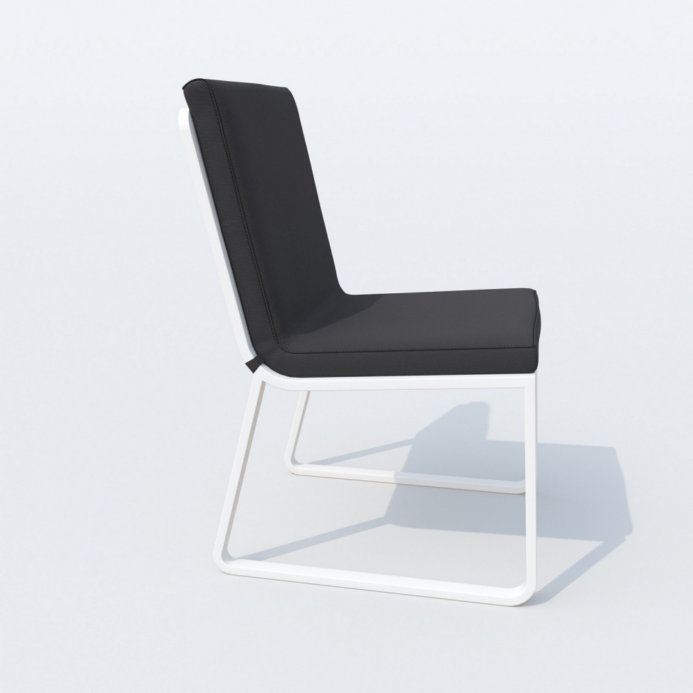 Стул Ideal Patio ГИРА антрацит - белый каркас