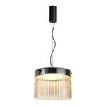 5047/24L L-VISION ODL24 439 черный/светл.янтарный/металл/стекло Подвес LED 24W 4000К 2715Лм PILLARI