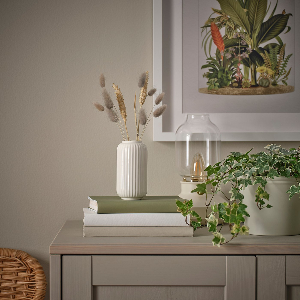 IKEA STILREN  (ИКЕА СТИЛРЕН)  -  Ваза - белый 12 см