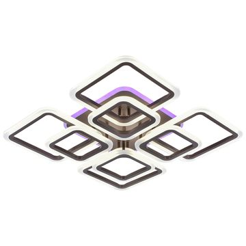 Светодиодная люстра 176W+10W 3000К-6000К RGB 8075/4+4 COF кофейный Profit Light