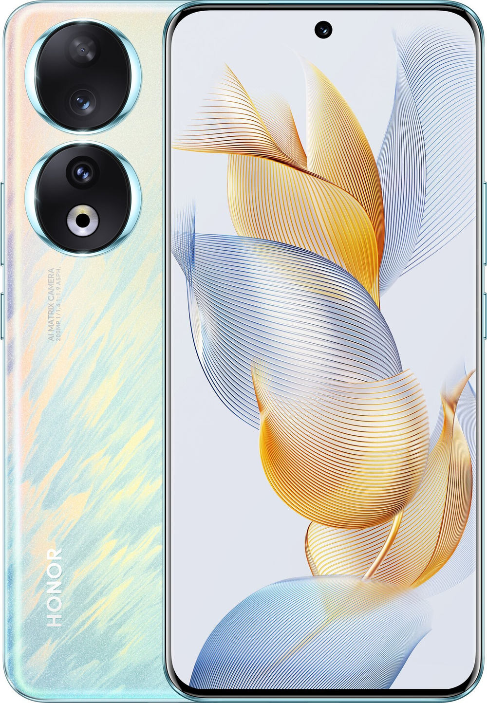 Смартфон HONOR 90 12/512 ГБ Global для РФ, Dual nano SIM, peacock blue