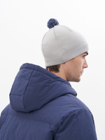 Шапка Apscale Train Pom Light Grey спортивная демисезонная