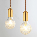Pendant design lamp Crystal Bulb by Lee Broom (Clear)